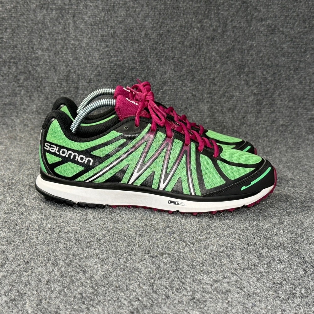 Saucony X-Tour Trail Running Shoes Women's 9 Green Majenta Athletic Run Training